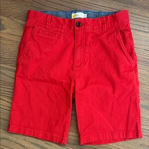 Boden Bright Red Kids Shorts